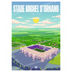 Affiche 30ans Stade Michel d'Ornano