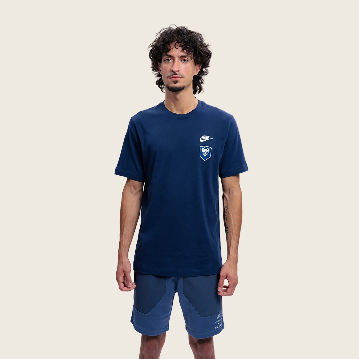 Tee-shirt Nike Logo Marine 26-27