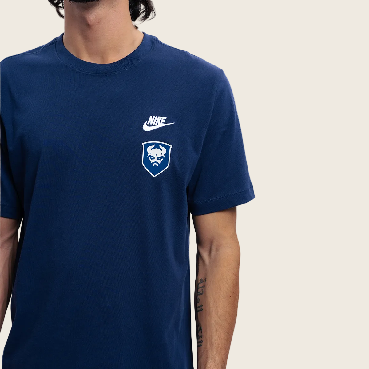 Tee-shirt Nike Logo Marine 26-27