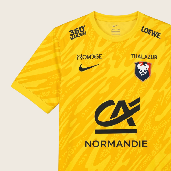 Maillot Gardien Jaune MC 25-26