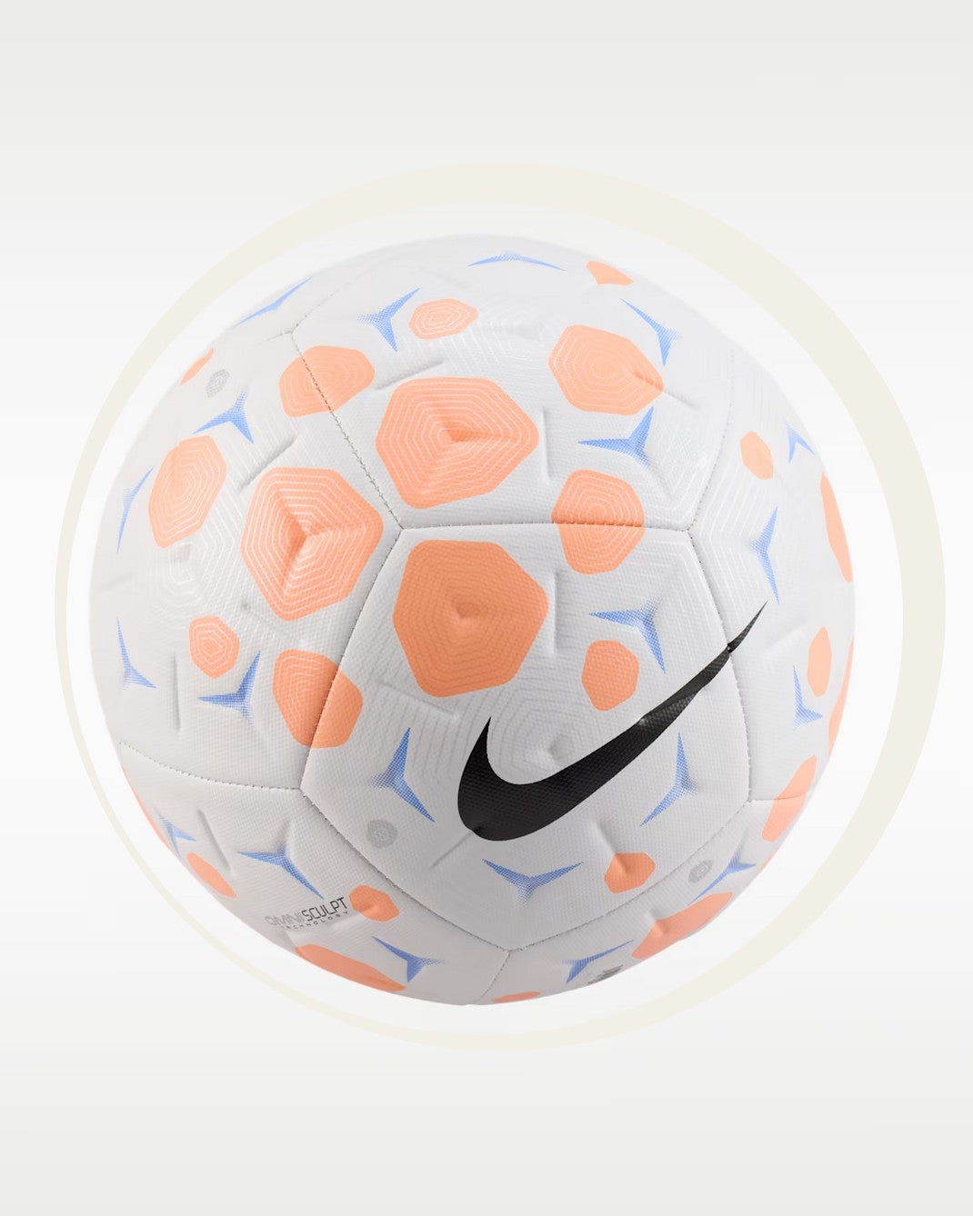 Ballon Nike Blanc et Corail Taille 5