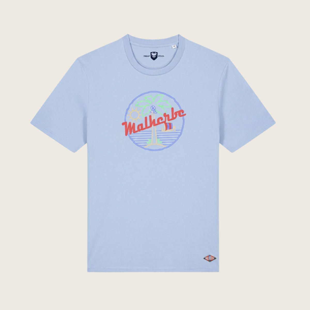 Tee-shirt-PalmBeach Bleu 24-25